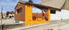 Imágenes del mural de Bayubas de Abajo.