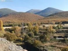Panorámica de la sierra del Moncayo desde la gruta de los murciélagos, en Cueva de Ágreda. /SN