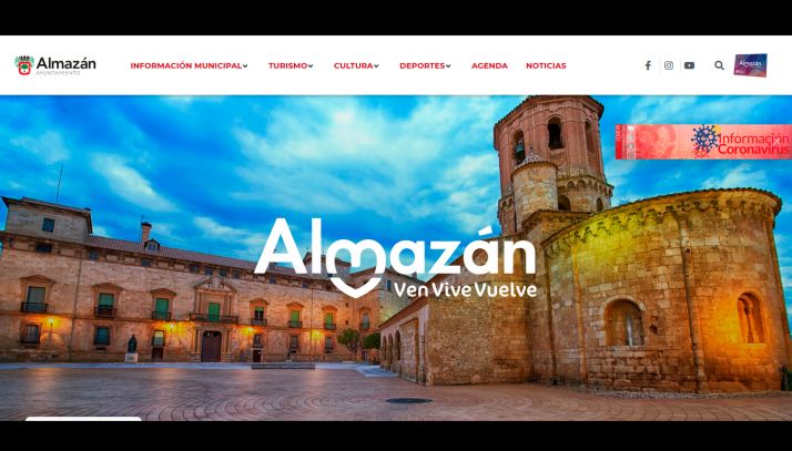 Almazán estrena web municipal 