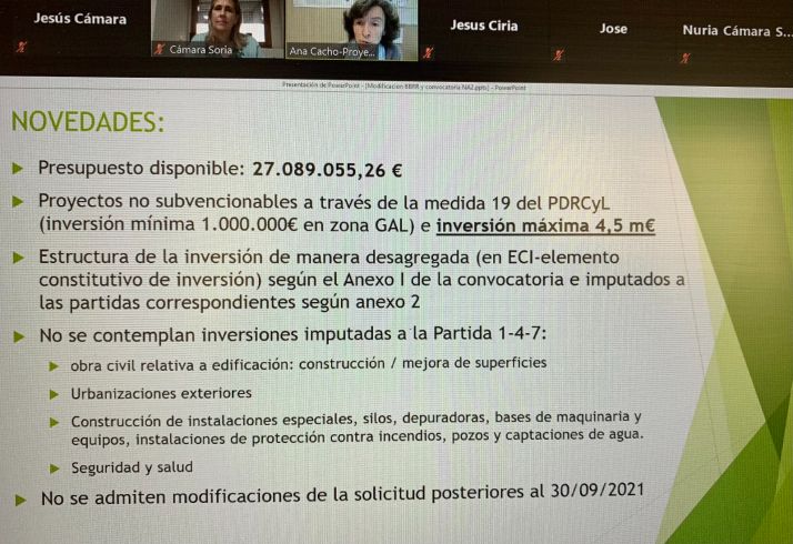 La Cámara acoge una jornada informativa sobre las nuevas ayudas de la Junta al sector agroalimentario