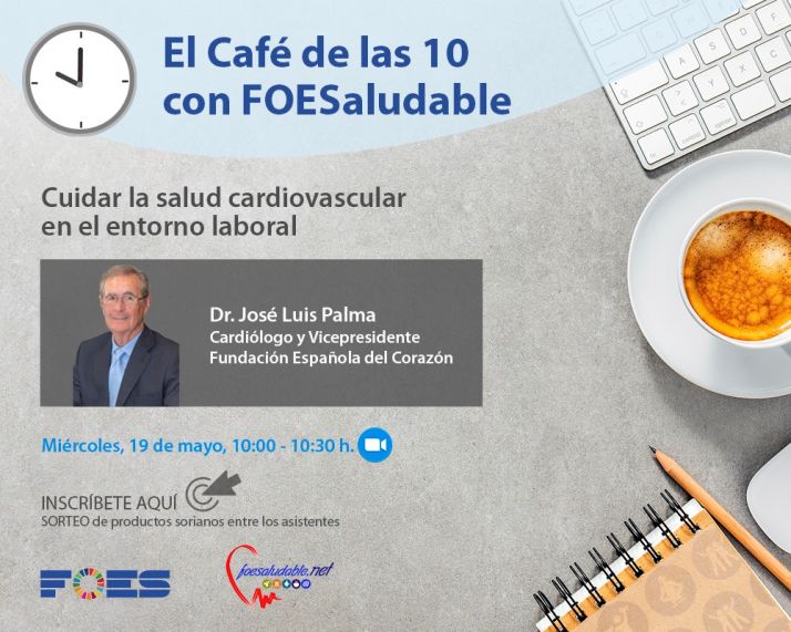 El vicepresidente de la Fundación Española del Corazón, en ‘El café de las 10 con FOESaludable’