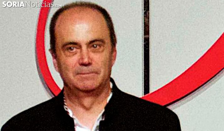 El poeta soriano Fermín Herrero, en un encuentro de la Biblioteca de Castilla y León con el fotógrafo José Manuel Navia y Gustavo Martín Garzo