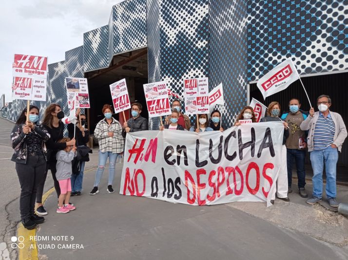Imágenes de las manifestaciones en Soria./ Foto: CCOO Soria