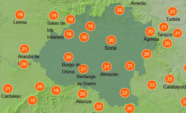El tiempo en Soria: Mejoría en las temperaturas, sobre todo en las máximas