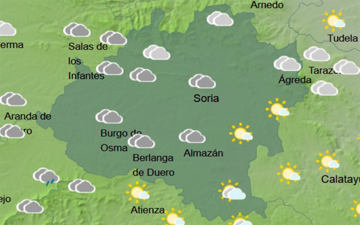 El tiempo en Soria: Bajan las temperaturas y continúa la inestabilidad