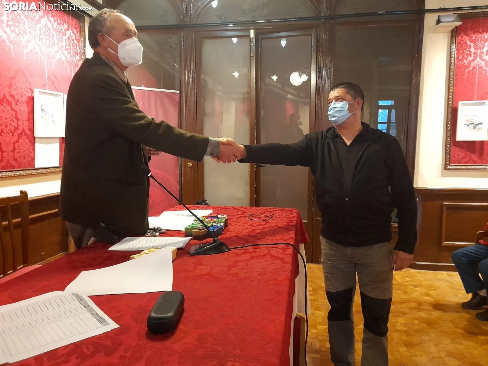 Una imagen del acto celebrado en el Casino esta tarde. /SN