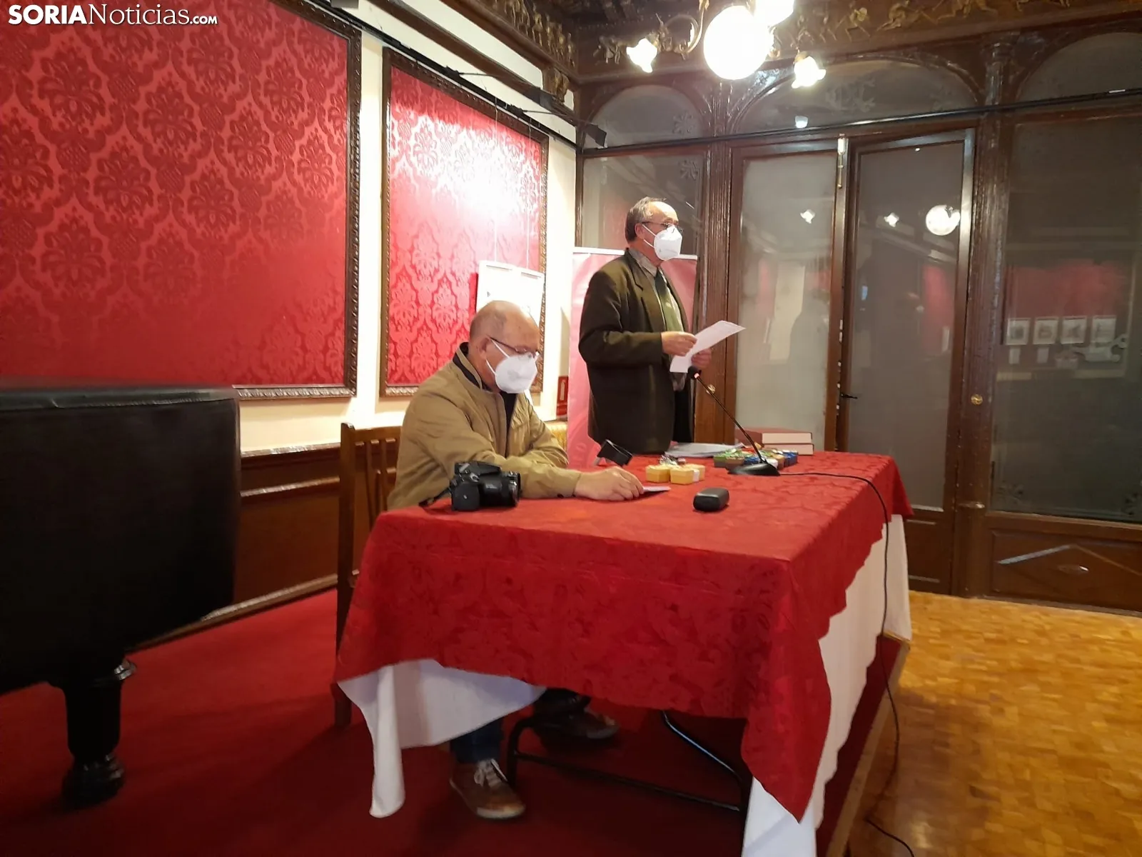 Una imagen del acto celebrado en el Casino esta tarde. /SN