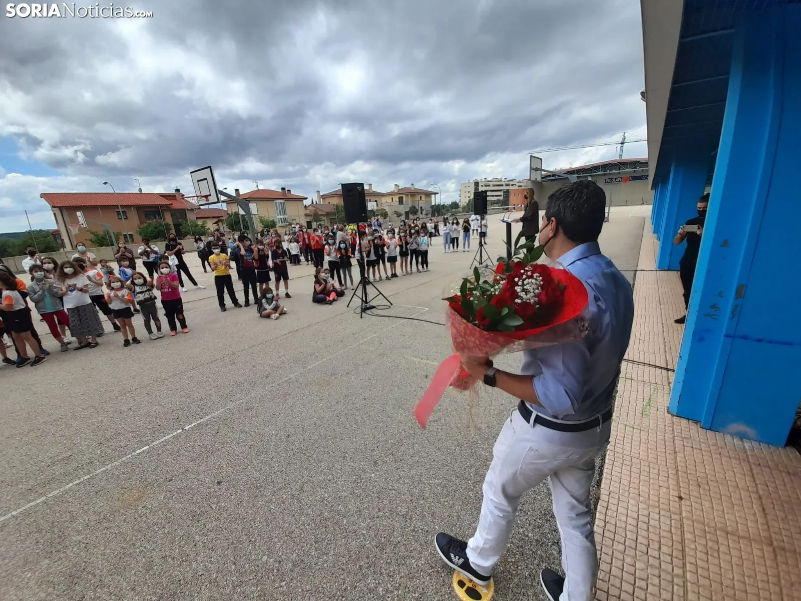 Una imagen del patio de Escolapios hoy. /SN