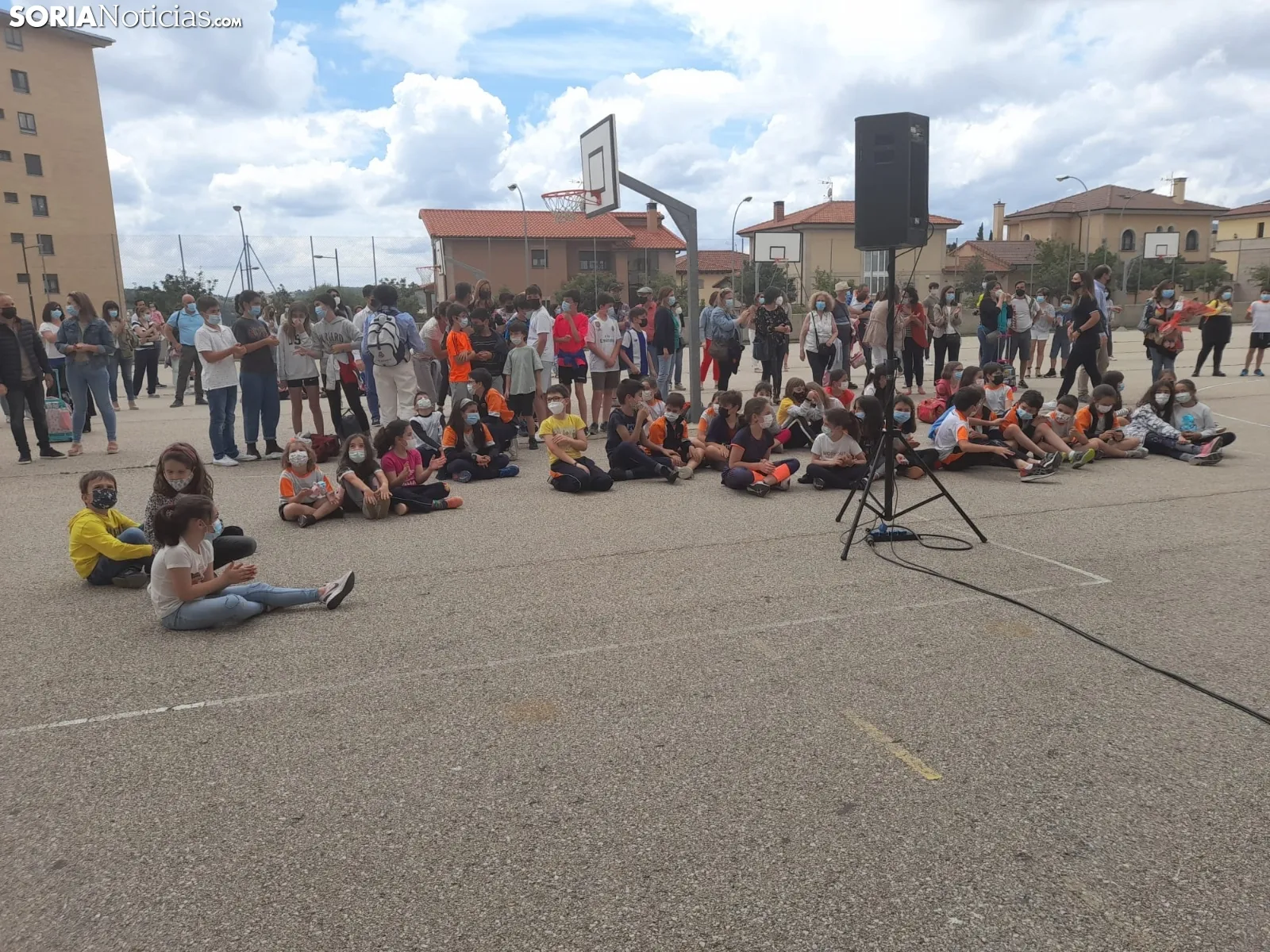 Una imagen del patio de Escolapios hoy. /SN