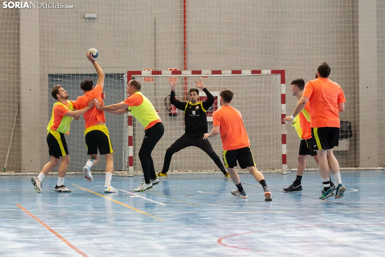 Imágenes de la plantilla del Balonmano Soria./ Fotos: María Ferrer.
