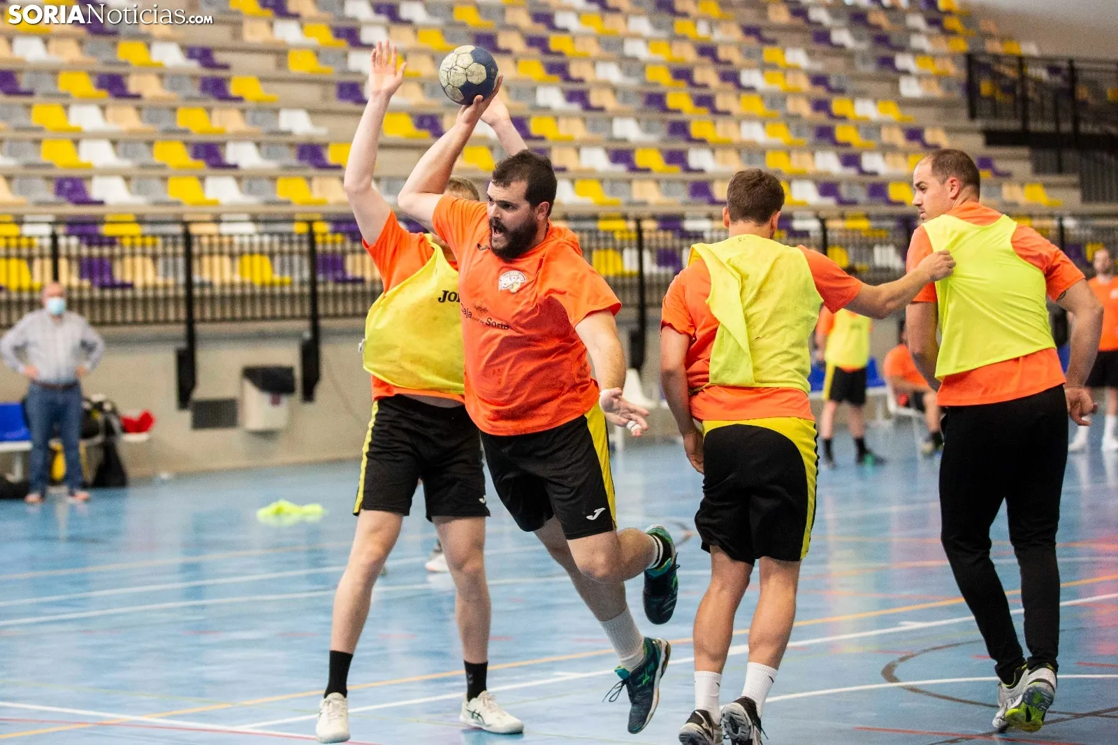 Imágenes de la plantilla del Balonmano Soria./ Fotos: María Ferrer.