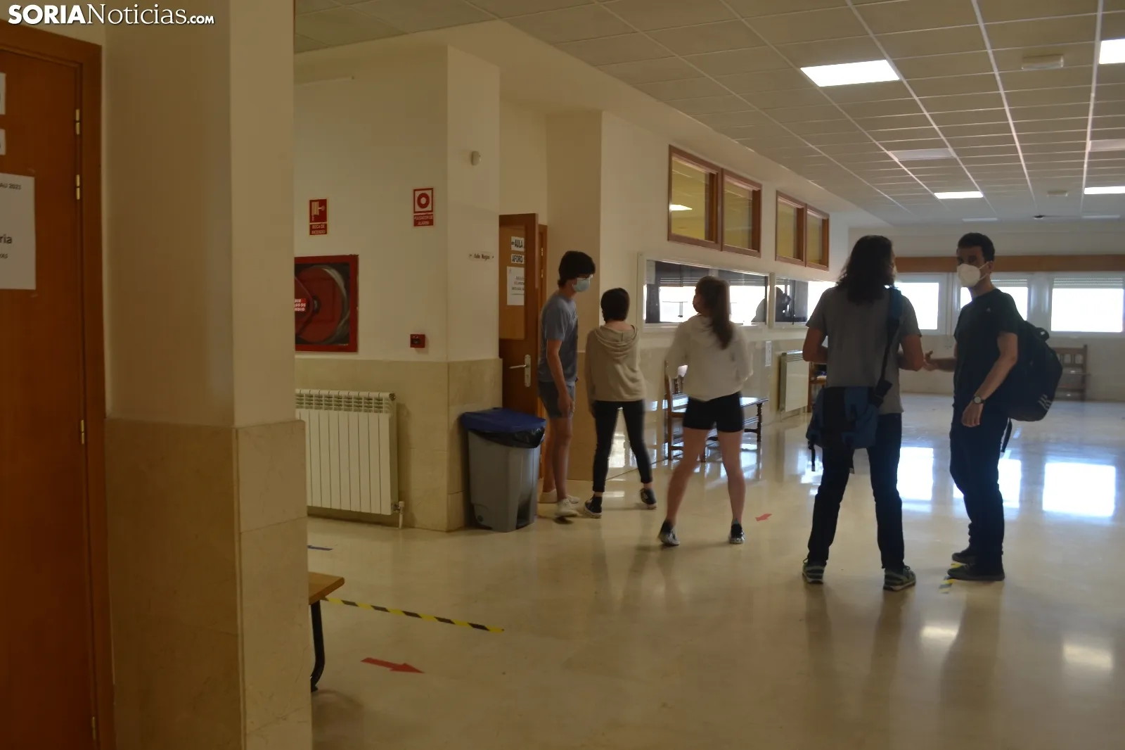 Una imagen de la primera jornada de la EBAU en el Campus de la UVa.