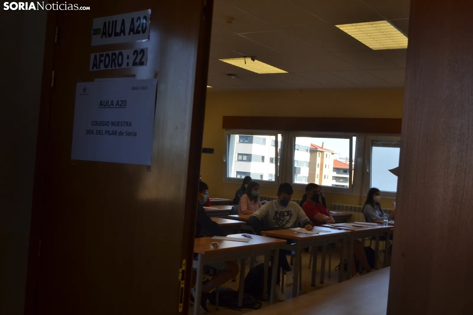 Una imagen de la primera jornada de la EBAU en el Campus de la UVa.
