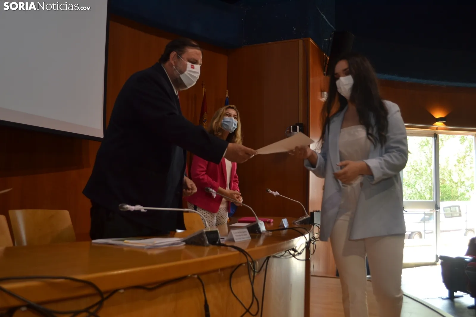 Una de las imágenes del acto académico de la VIII Promoción. /SN