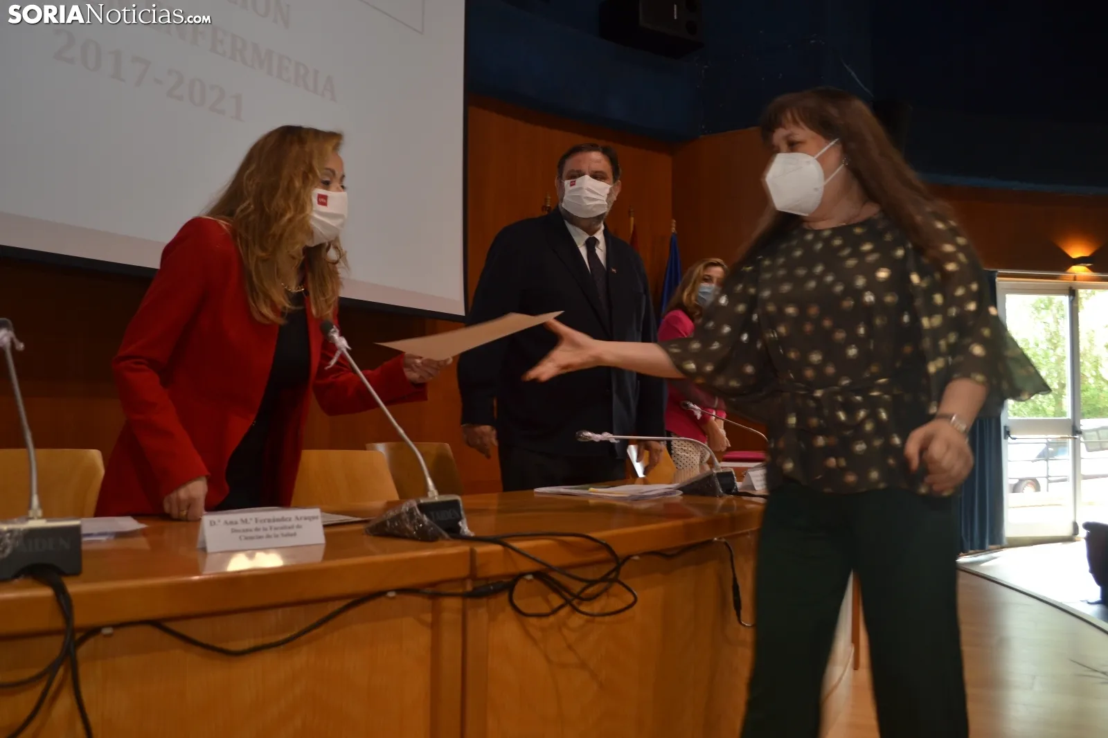 Una de las imágenes del acto académico de la VIII Promoción. /SN