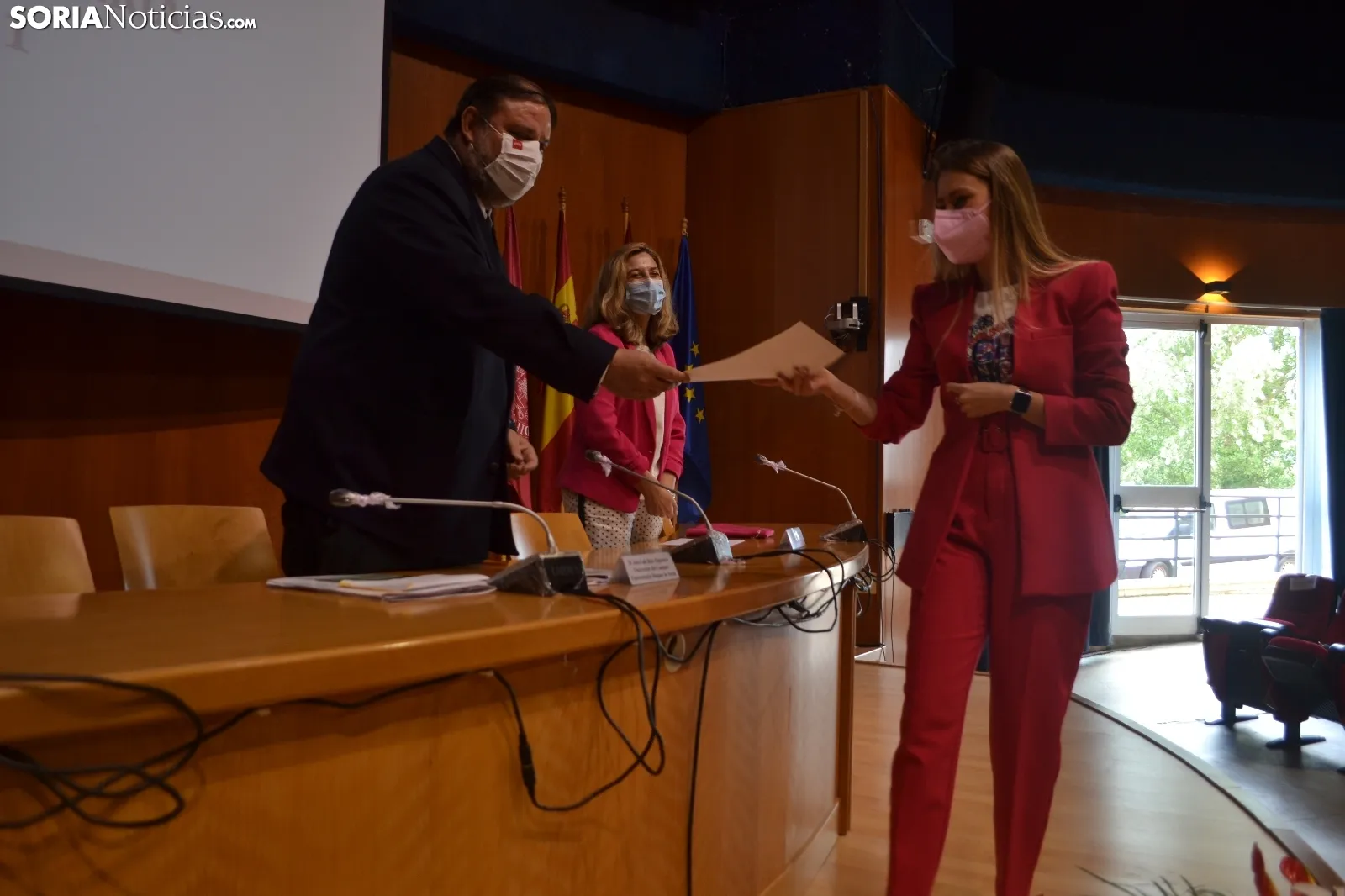 Una de las imágenes del acto académico de la VIII Promoción. /SN