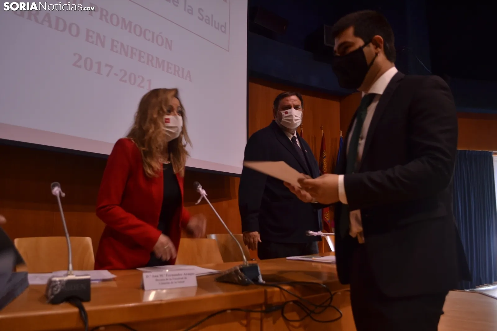 Una de las imágenes del acto académico de la VIII Promoción. /SN