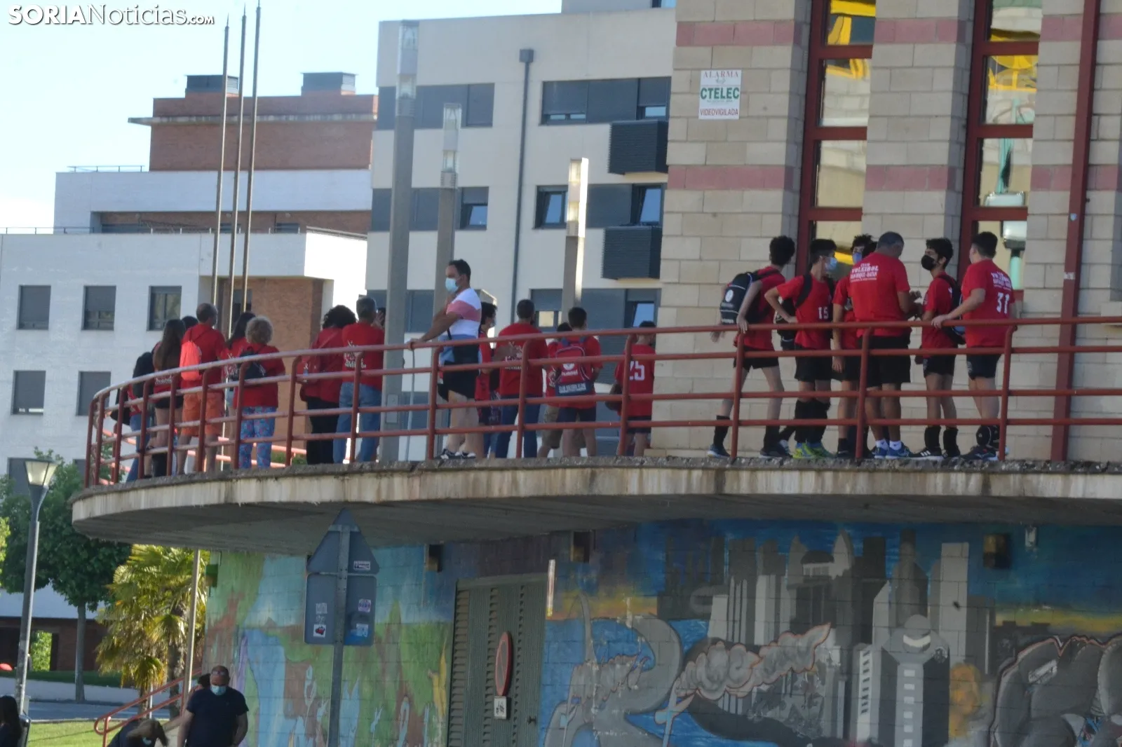 Una imagen de la tarde de hoy en Los Pajaritos. /SN