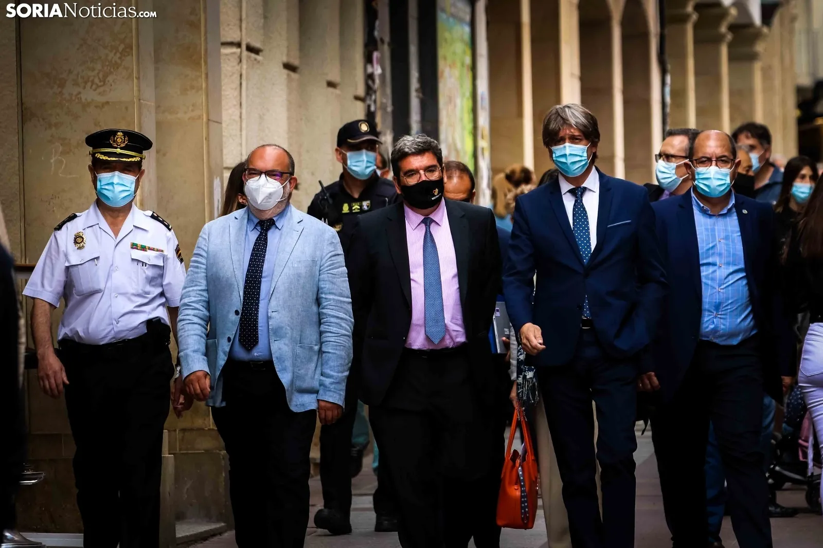 Visita del ministro Escrivá a Soria. 