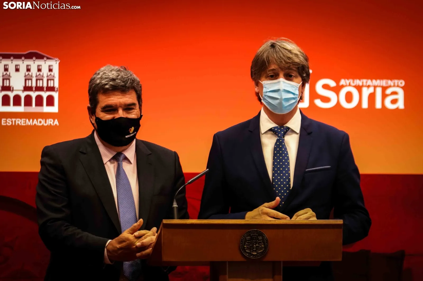 Visita del ministro Escrivá a Soria. 