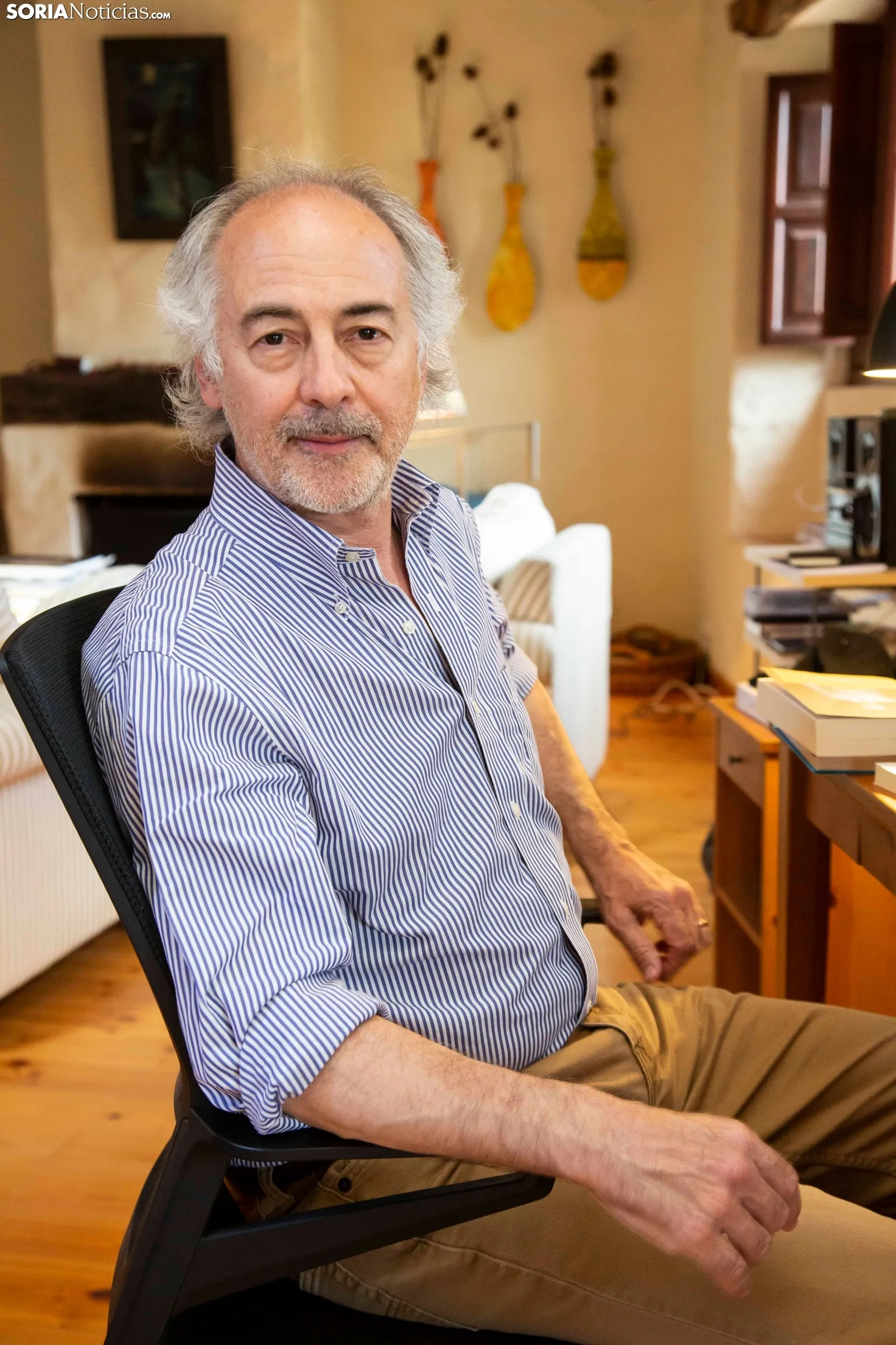 Juan Carlos Iragorri, en su casa de La Cuenca. María Ferrer.