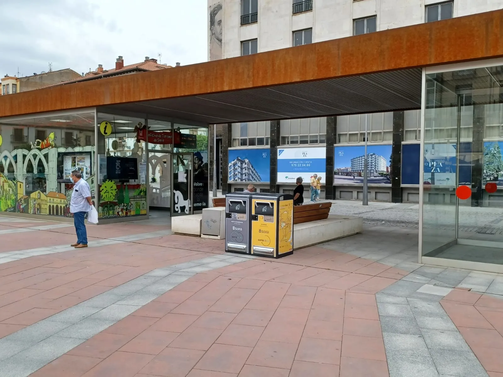 Dos de las unidades instaladas en Soria. /Ayto.