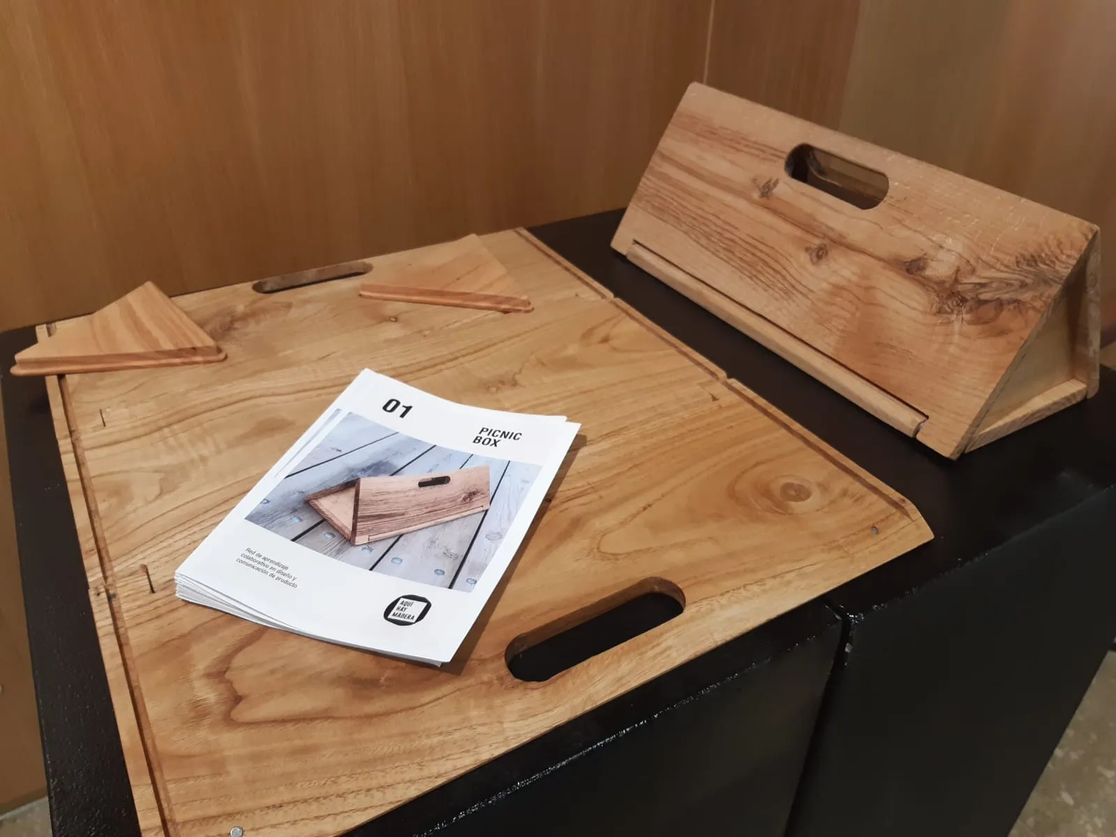 Exposición del proyecto 'Aquí hay madera'.