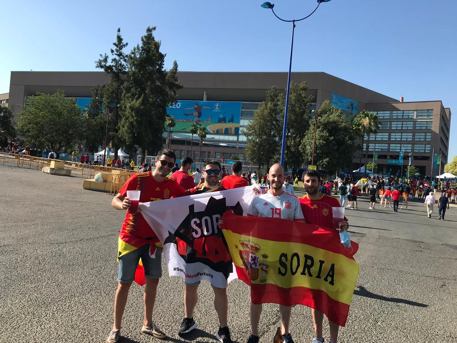 Foto 2 - Soria con la Selecci&oacute;n Espa&ntilde;ola en Sevilla