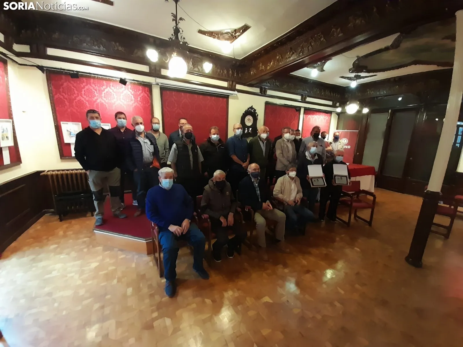Una imagen del acto celebrado en el Casino esta tarde. /SN