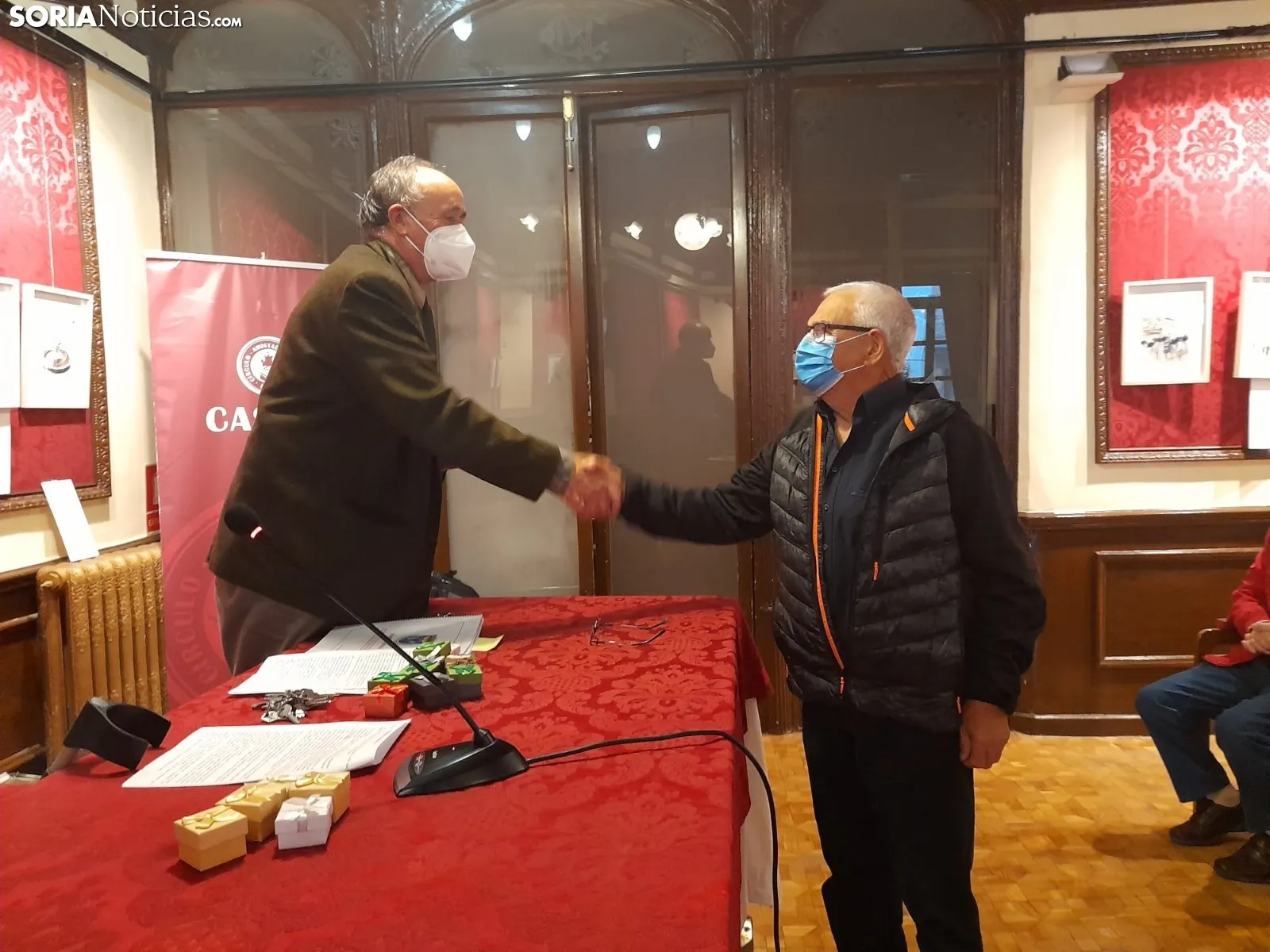 Una imagen del acto celebrado en el Casino esta tarde. /SN