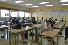 Una imagen de la primera jornada de la EBAU en el Campus de la UVa.