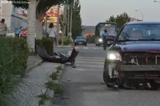 Foto 4 - Una persona herida por un accidente en la avenida de Valladolid