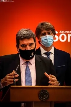 Visita del ministro Escrivá a Soria. 