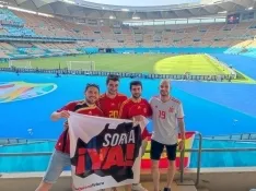 Foto 3 - Soria con la Selecci&oacute;n Espa&ntilde;ola en Sevilla