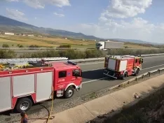 Imágenes del incendio.