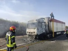 Imágenes del incendio.