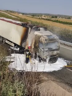 Imágenes del incendio.