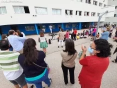 Una imagen del patio de Escolapios hoy. /SN