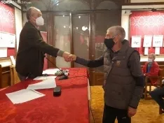 Una imagen del acto celebrado en el Casino esta tarde. /SN