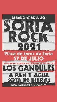 Foto 3 - Desakato, el Drogas y Los Gandules, en el Soria Rock 2021