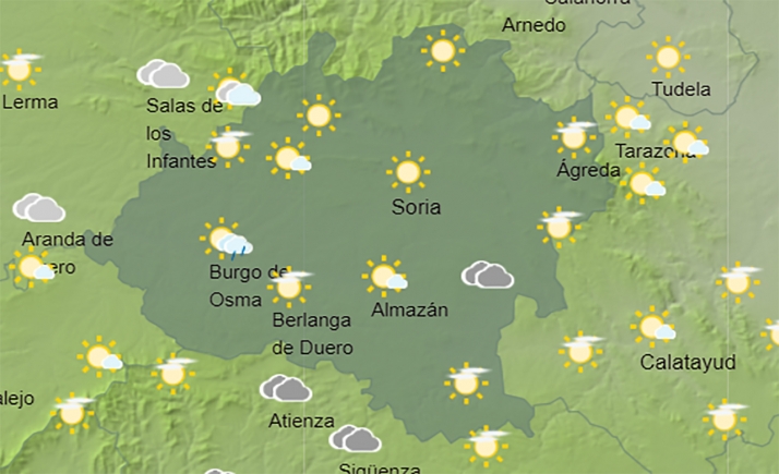 El tiempo en Soria: Comienzan a descender las máximas