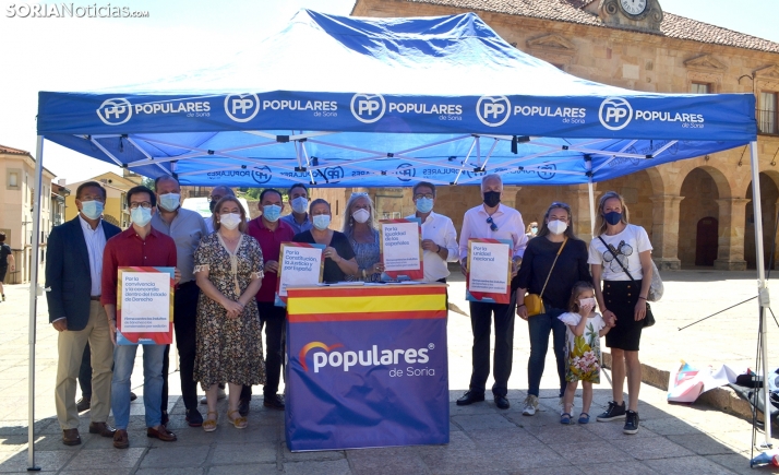 El PP soriano recoge más de 2.500 firmas contra los indultos del Procés