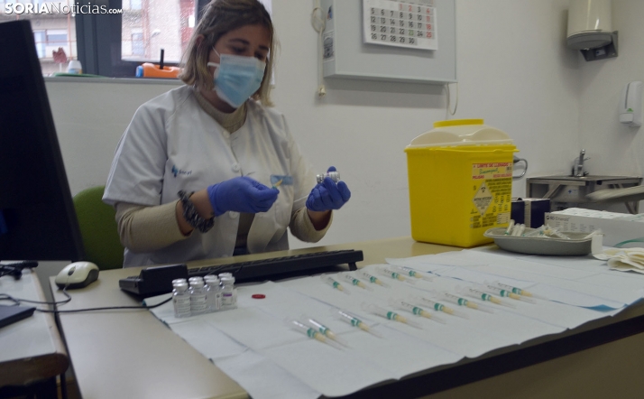 Así se distribuirán las más de 4.600 vacunas previstas esta semana en la provincia de Soria