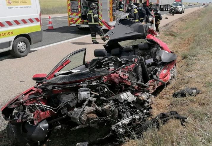 Fallece tras un accidente entre un camión y un turismo en Valladolid