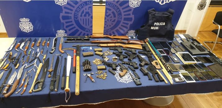 Siete detenidos en Valladolid en una operación contra el tráfico ilegal de armas 