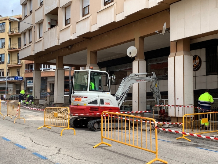 Soria amplía su zona adoquinada