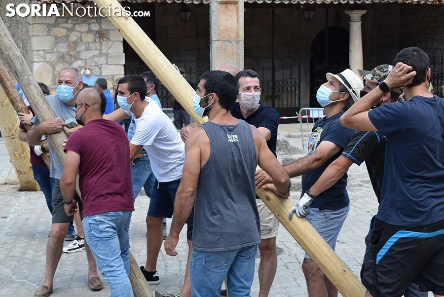 Pingada del Mayo en Molinos de Duero 2021.
