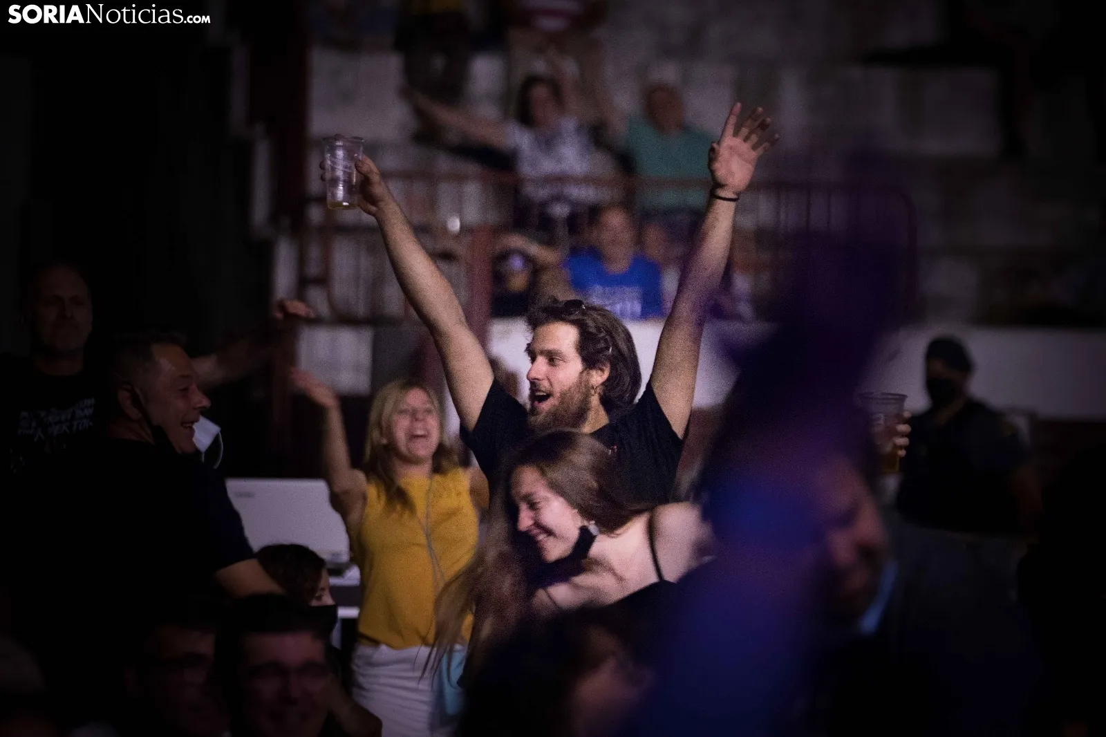 Una imagen del concierto de esta noche en Almazám. /Viksar Fotógrafo