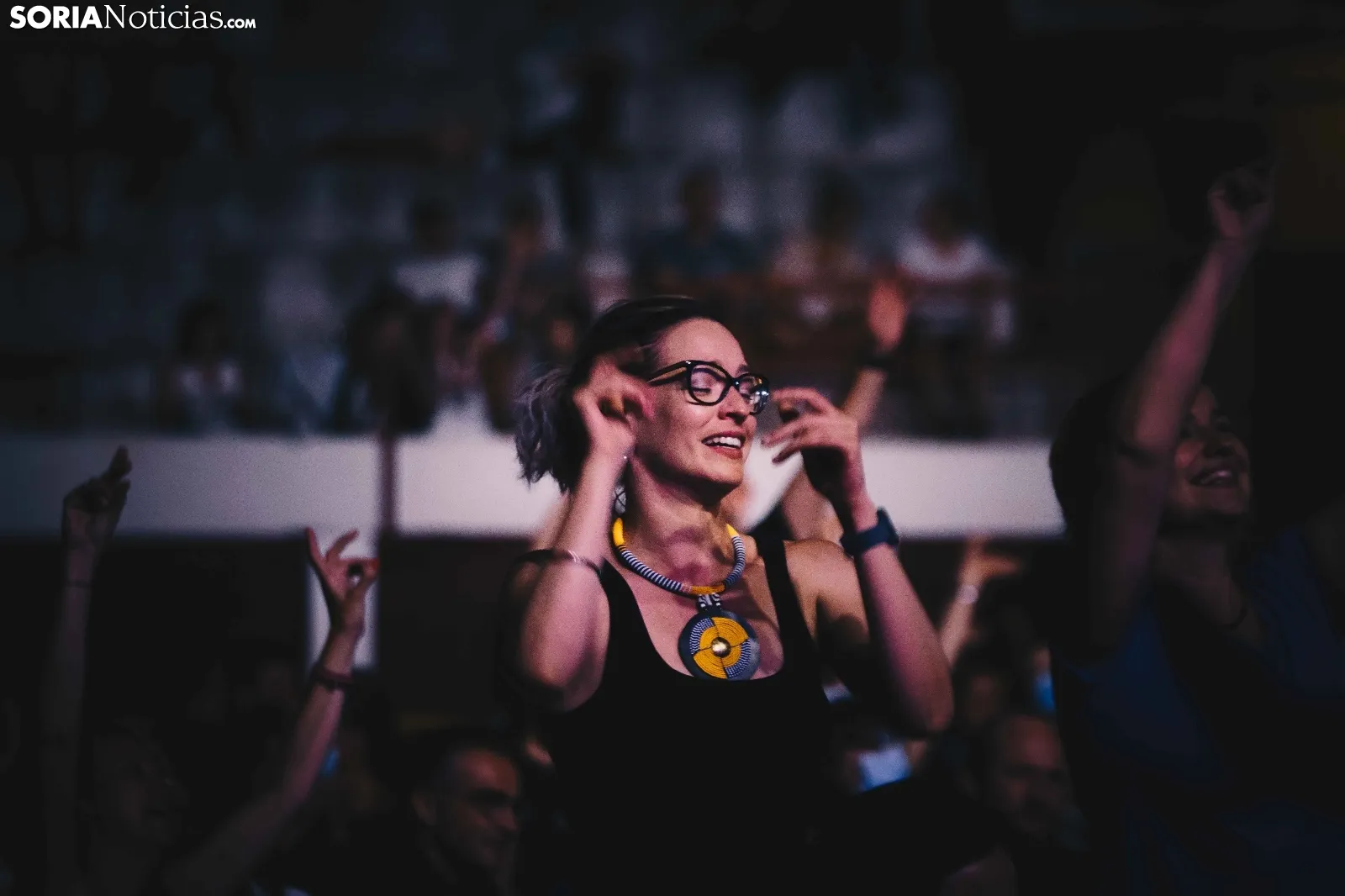Una imagen del concierto de esta noche en Almazám. /Viksar Fotógrafo