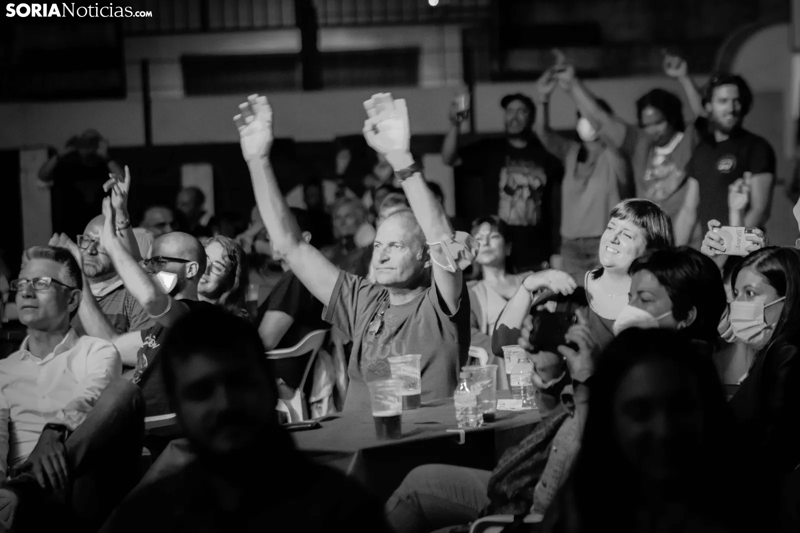 Una imagen del concierto de esta noche en Almazám. /Viksar Fotógrafo